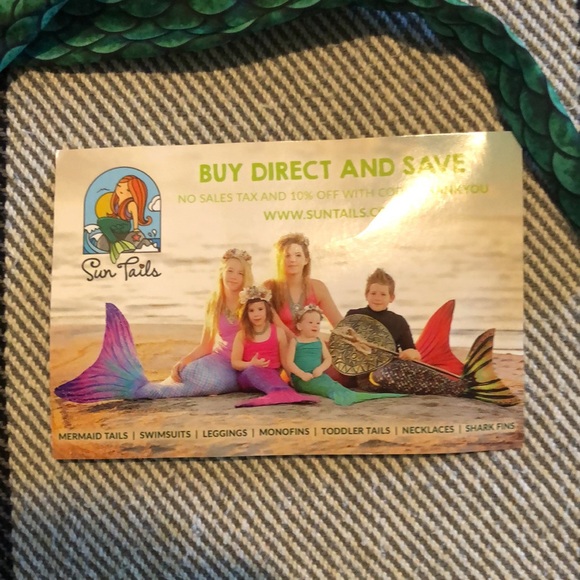 Girls Mermaid bathing suit, size 6/7/8 - Picture 6 of 6